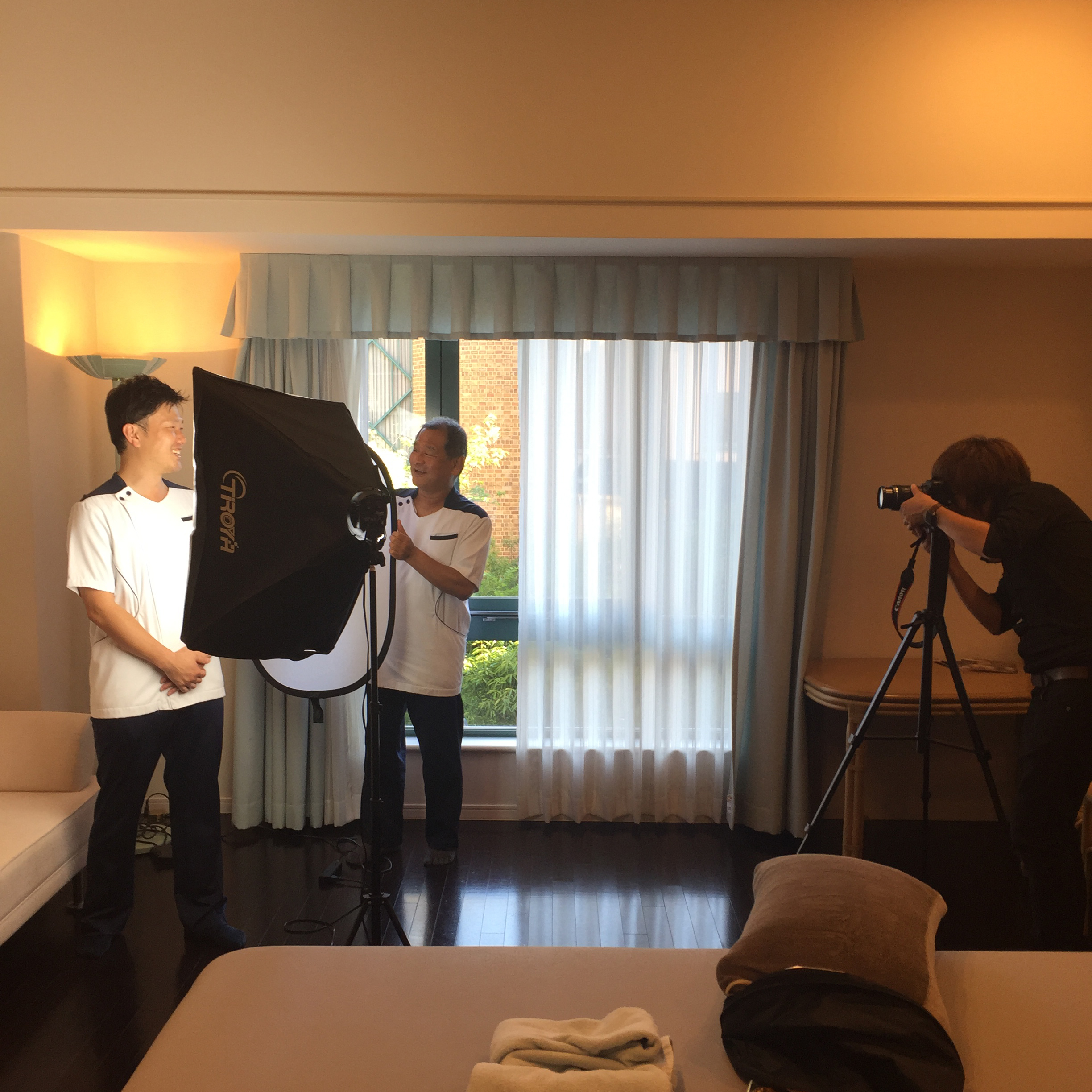 土井プログラム撮影シーン